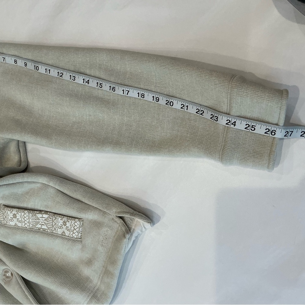 Patagonia Better Sweater Icelandic Cozy Hooded Button-Up Jacket in Cream Large - Picture 12 of 16